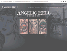 Tablet Screenshot of angelichelltattoo.com